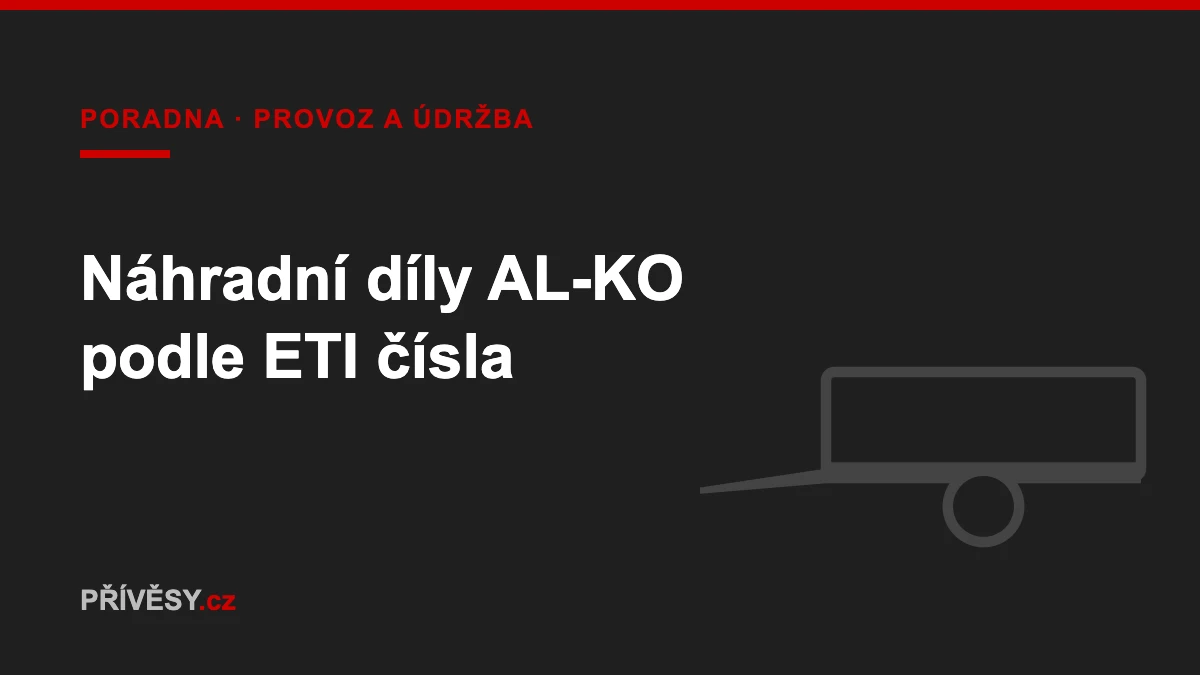 Identifikace náhradních dílů AL-KO podle ETI čísla