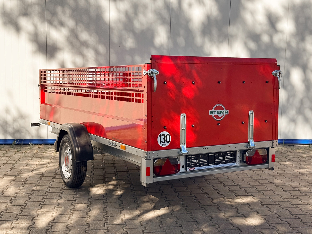 Stema REX 30 sklopný přívěs 750 kg, bočnice 650 mm