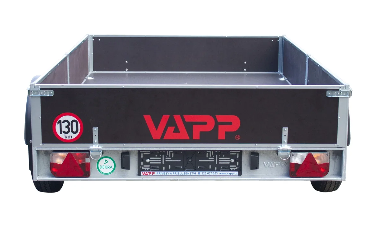 VAPP PROFI 134 brzděný valník 1300 kg