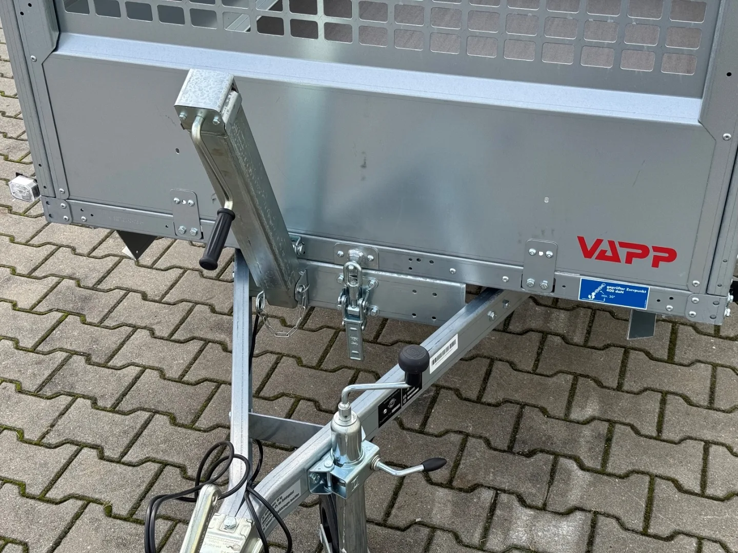 Stema REX 25 750 kg sklopný + bočnice 650 mm