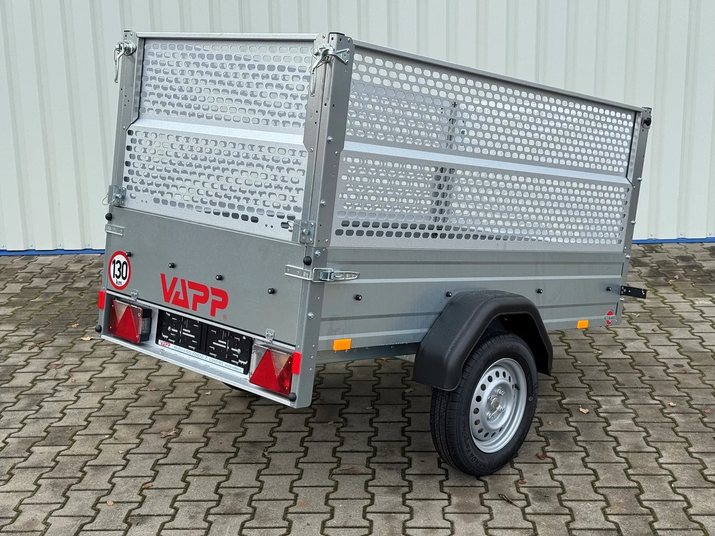 Stema OPTI 750 + drátěná nástavba nebrzděný valník
