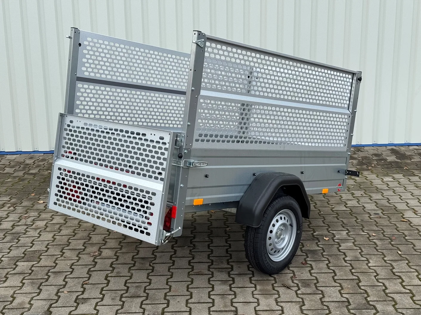Stema OPTI 750 + drátěná nástavba nebrzděný valník