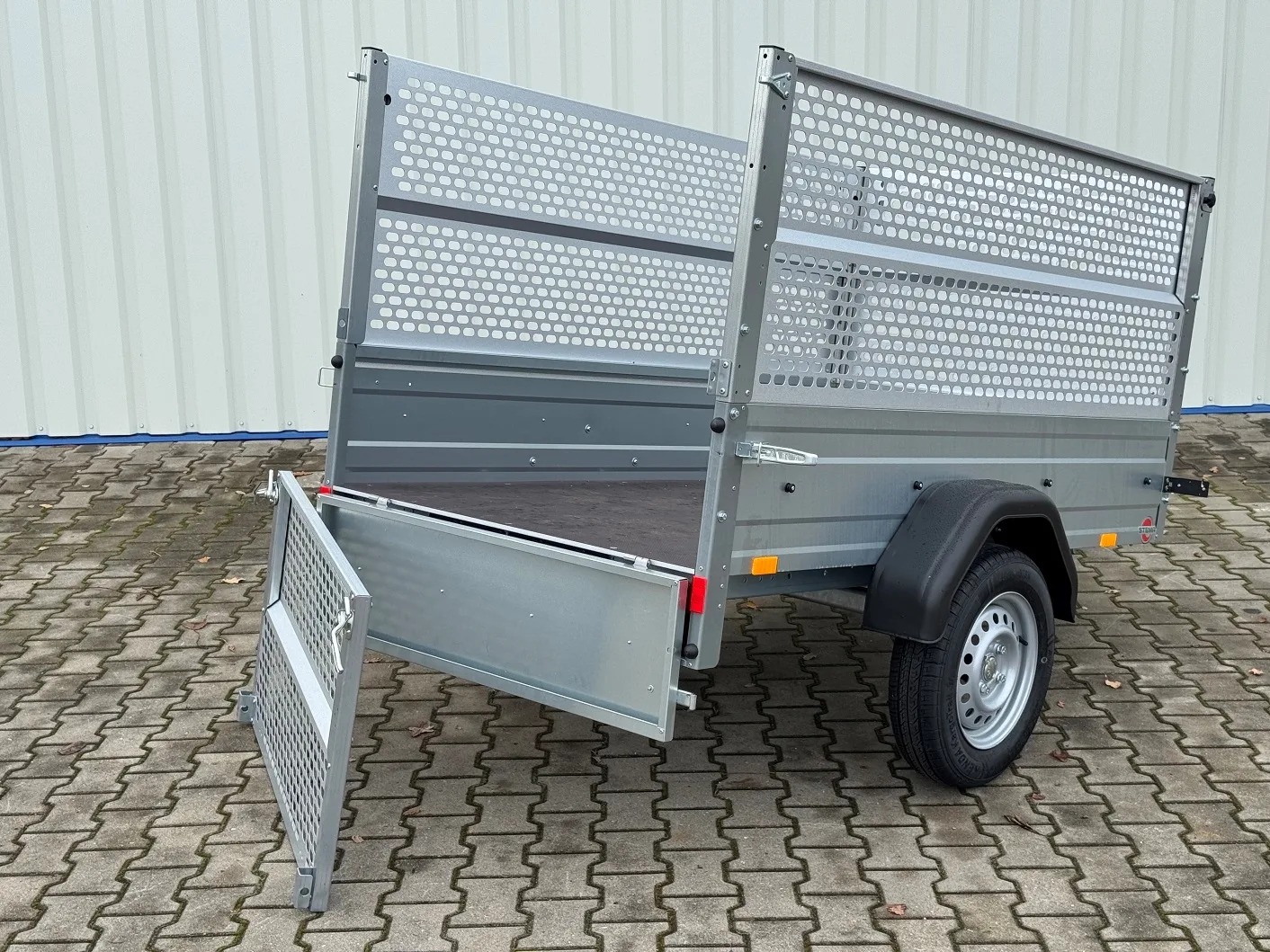 Stema OPTI 750 + drátěná nástavba nebrzděný valník