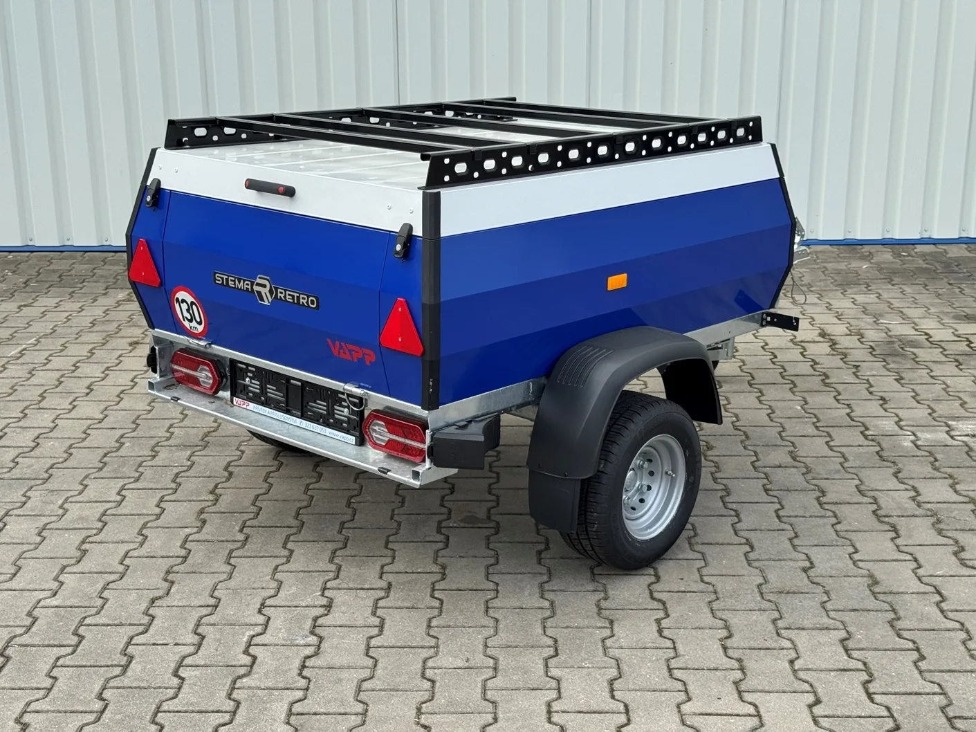 Stema RETRO Advanced modrý (RAL 5002) nebrzděný