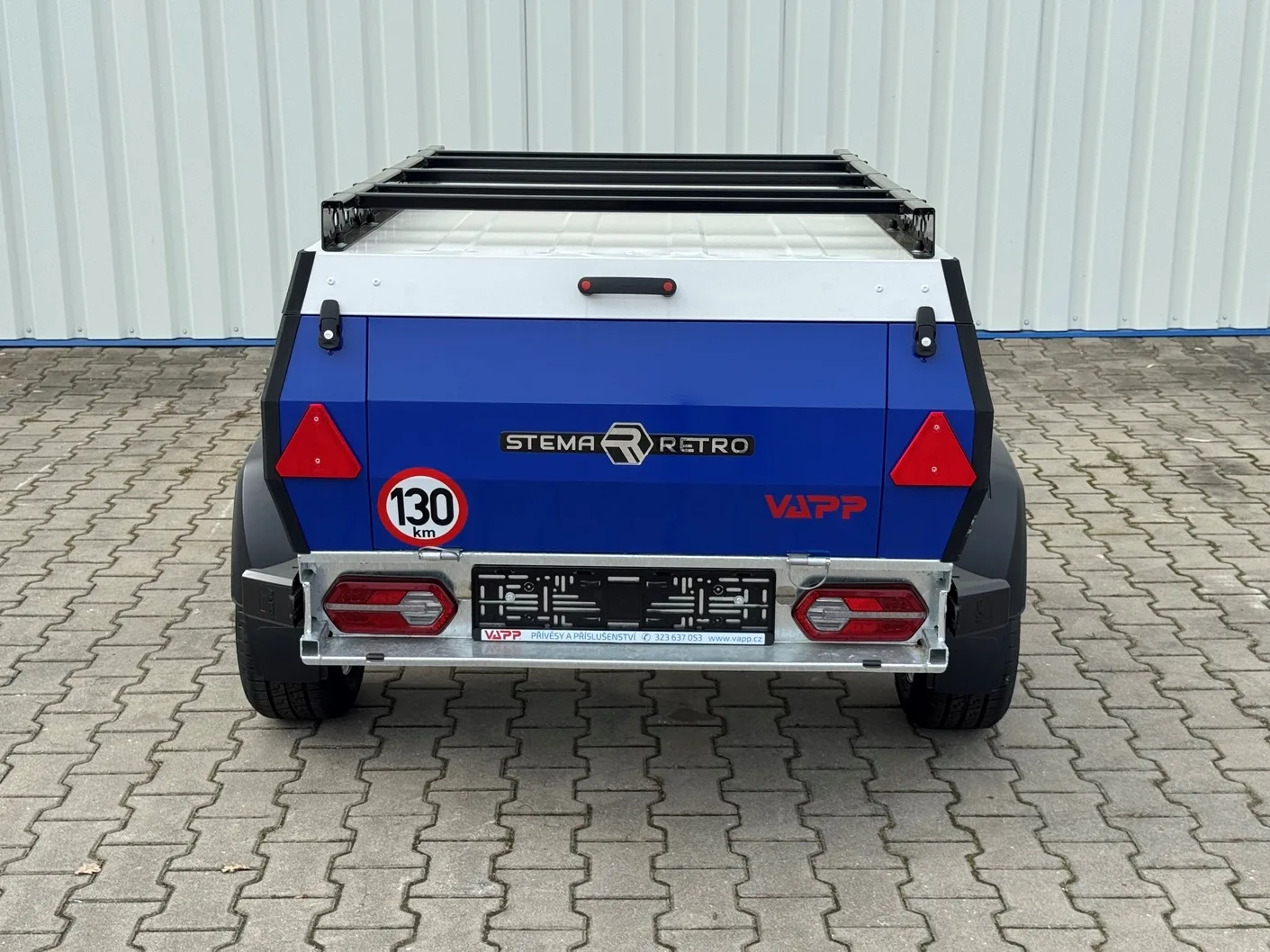 Stema RETRO Advanced modrý (RAL 5002) nebrzděný