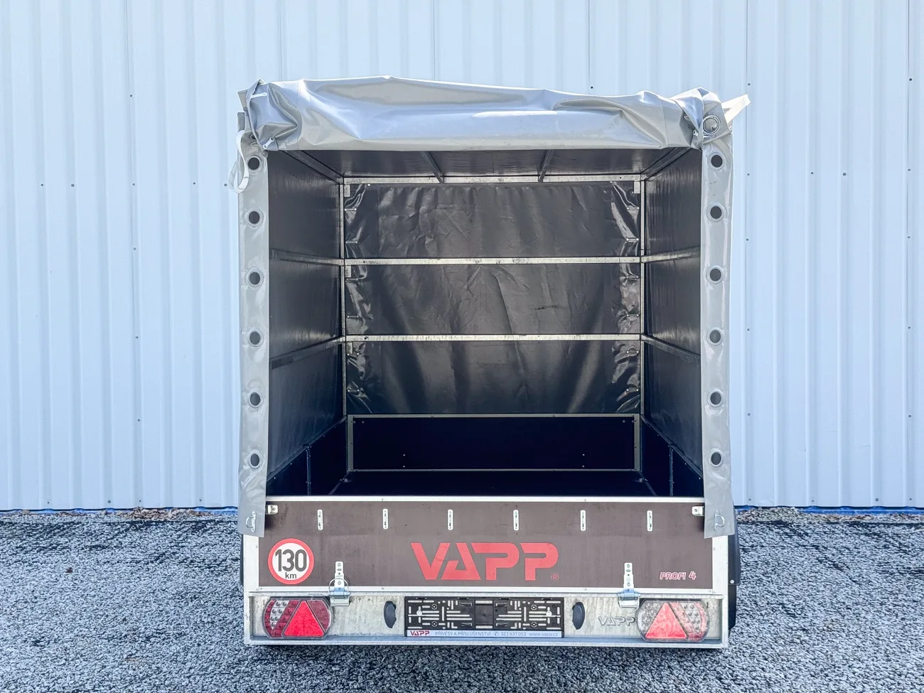 VAPP PROFI 4 + plachta 150 cm nebrzděný valník